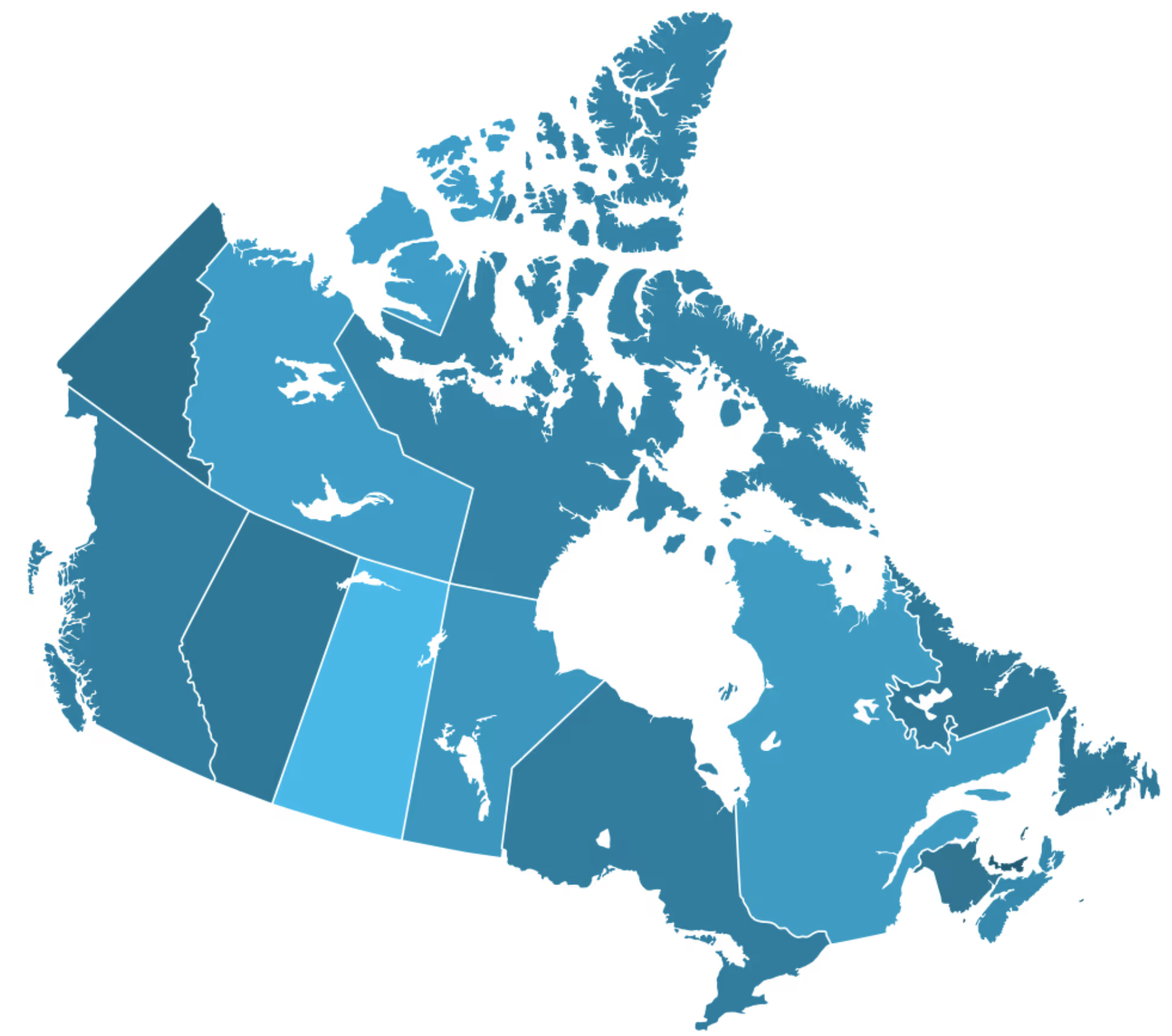 Canada map — Floapi coverage nationale